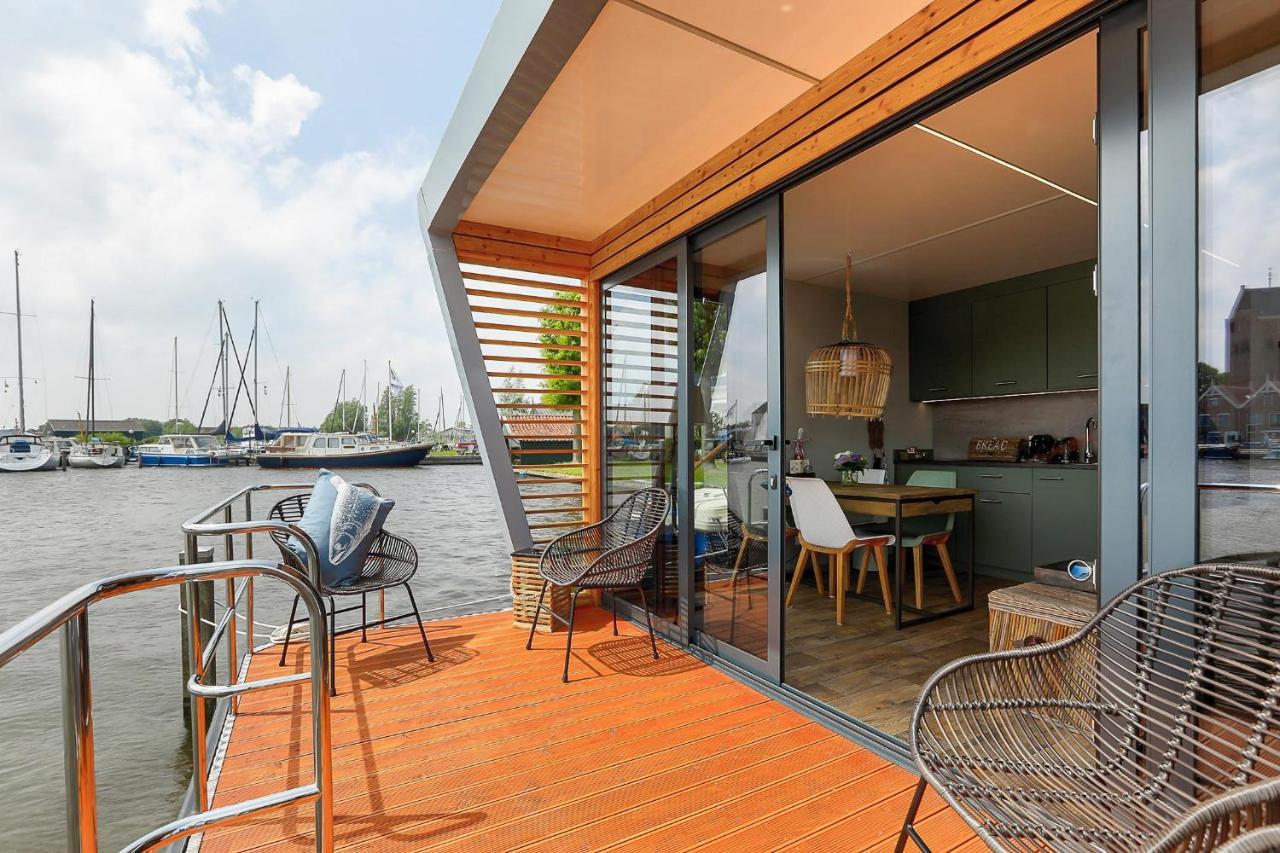 Luxe Houseboat Skoft Hotel Grou Exterior photo